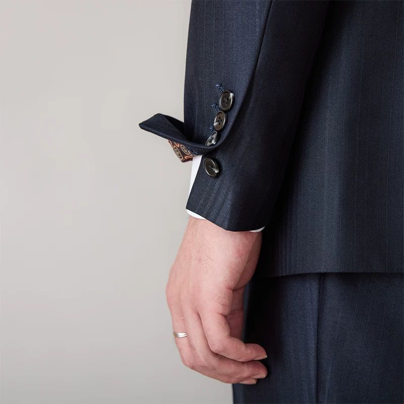 Terno Masculino Slim Listrado London Maximus