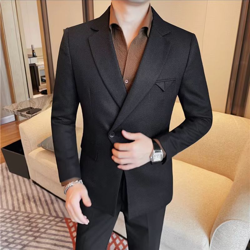 Blazer Masculino Transpassado um botão, Blazer transpassado um botão masculino, blazer transpassado masculino, blazer masculino um botão, blazer masculino estiloso