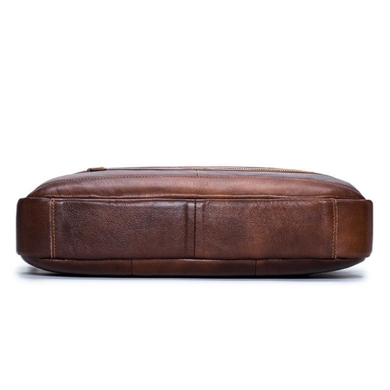 Bolsa de Couro Masculina para Notebook