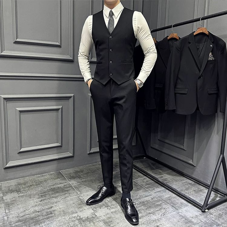 Terno Masculino Slim Transpassado Texturizado Formal Maximus