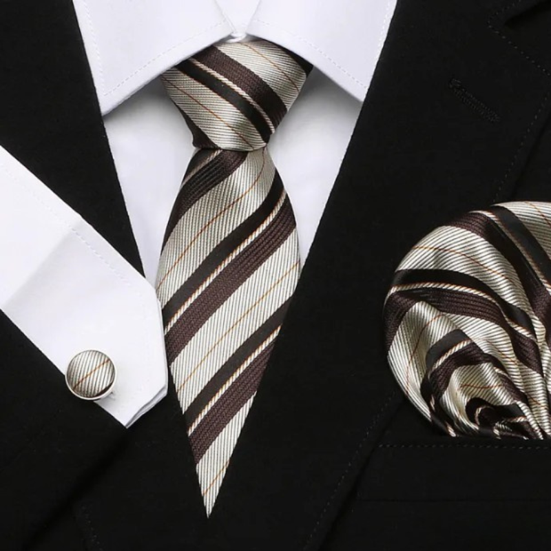 Conjunto Gravata Listrada Maximus