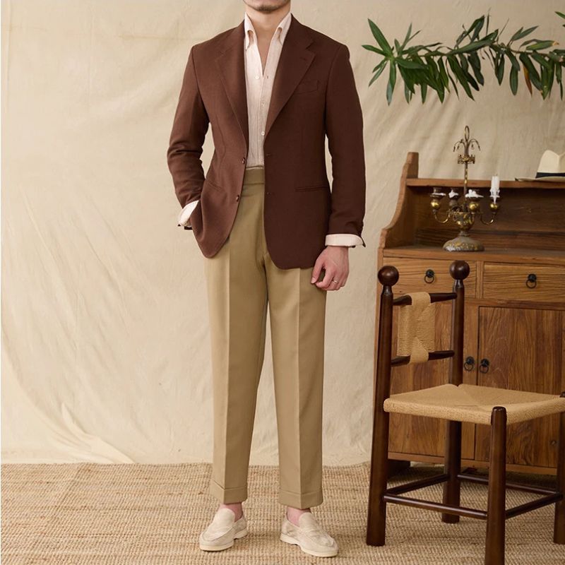 blazer masculino slim fit, blazer de linho social, blazer casual elegante, blazer masculino premium, blazer para casamento masculino