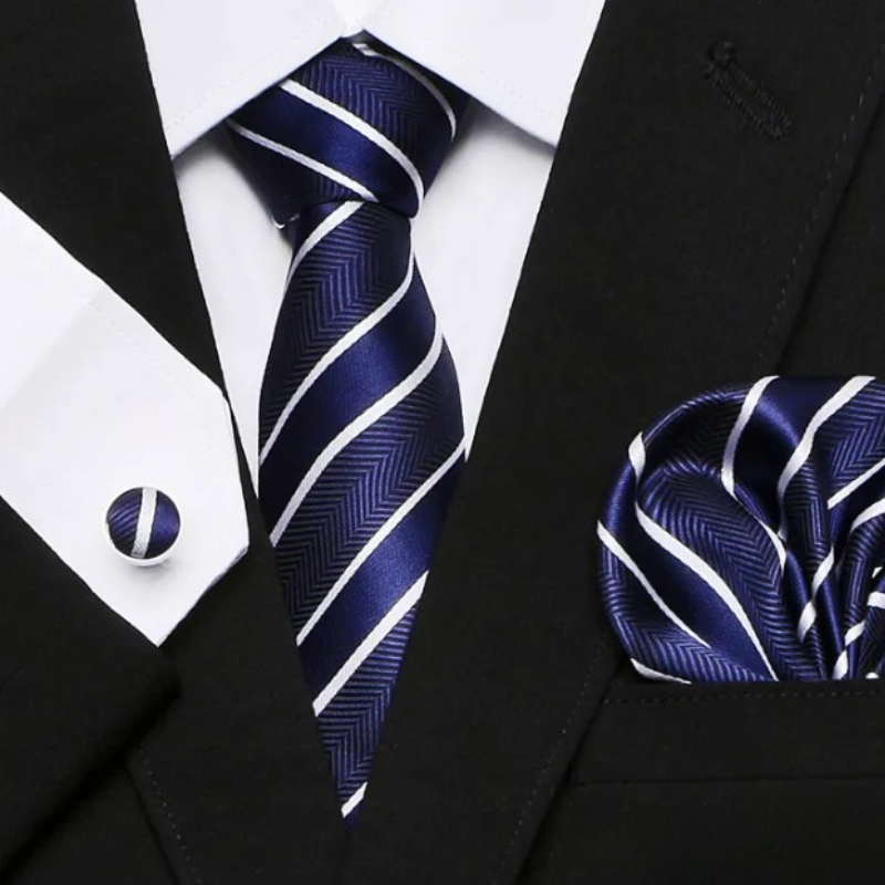 Conjunto Gravata Listrada Maximus