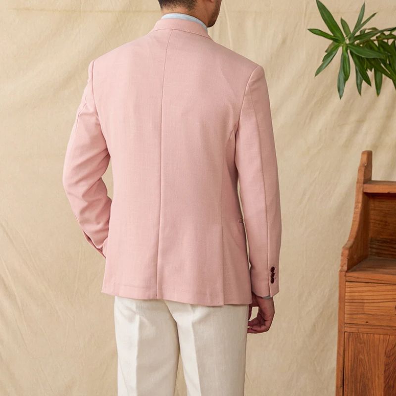 blazer masculino slim fit, blazer de linho social, blazer casual elegante, blazer masculino premium, blazer para casamento masculino