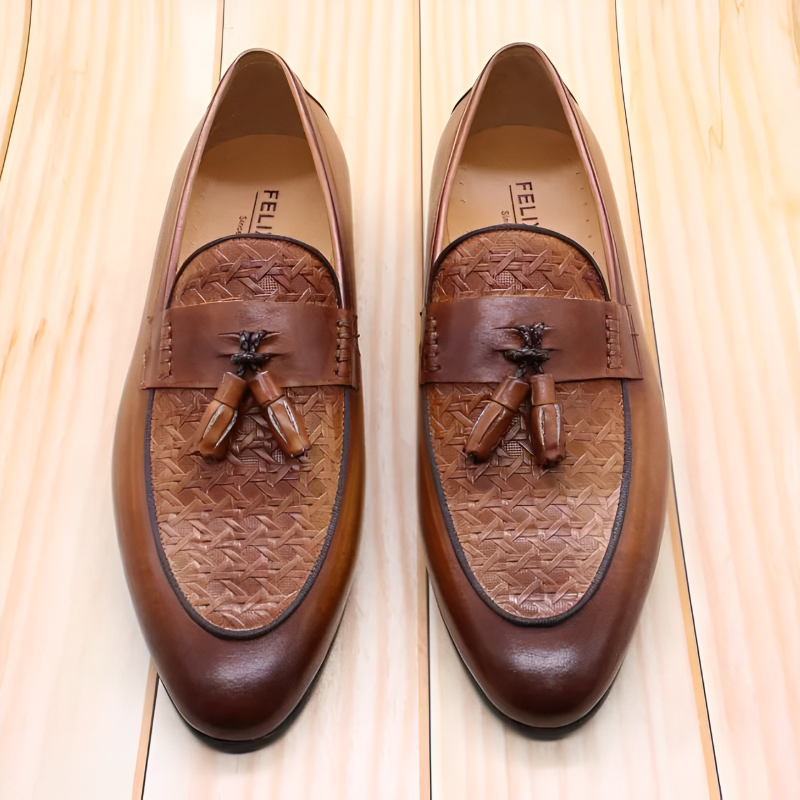 Mocassim de Couro, Mocassim Italiano, Mocassim Masculino Luxuoso de Couro Maximus
