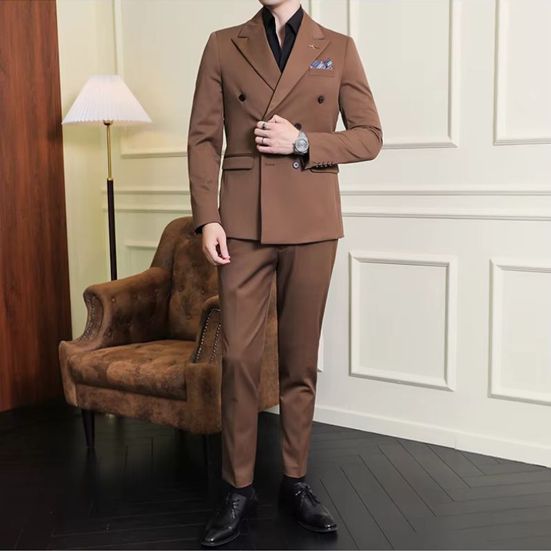 Costume Masculino Transpassado Liso Maximus