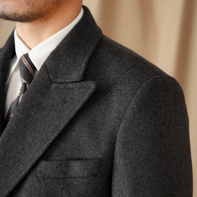 sobretudo masculino de lã, sobretudo transpassado masculino, sobretudo elegante inverno, sobretudo slim masculino, sobretudo social masculino