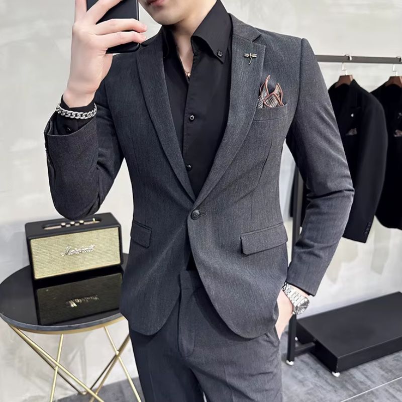 Costume Masculino, costume masculino slim fit, costume slim fit, costume masculino liso, terno masculino, terno masculino slim fit