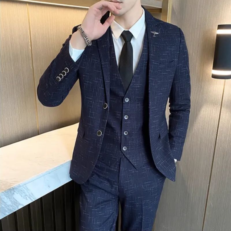 Terno Masculino Slim Listrado