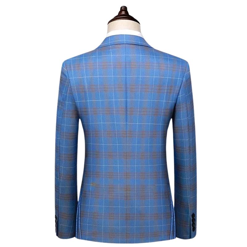 Terno Masculino Xadrez Modern Maximus Paletó + Colete + Calça