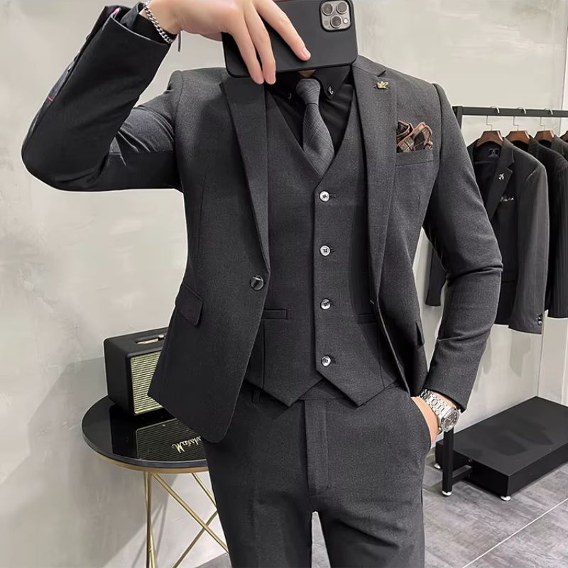 Terno Masculino Slim Texturizado Maximus
