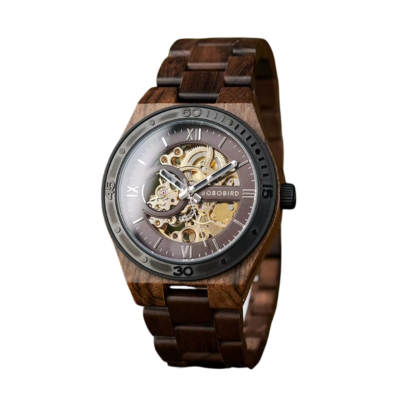 Relógio, Relógio de pulso, Relógio masculino, Relógio de luxo, Relógio de madeira, Relógio de luxo de madeira