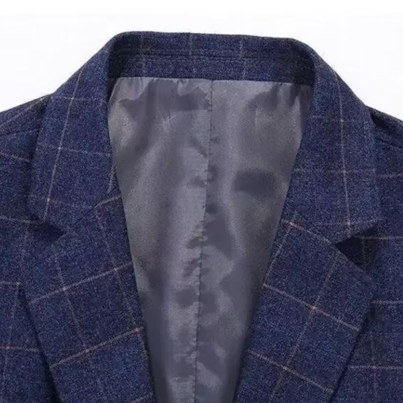 Blazer masculino xadrez, blazer masculino xadrez slim, blazer masculino slim, blazer masculino xadrez minimalista, blazer masculino azul marinho xadrez