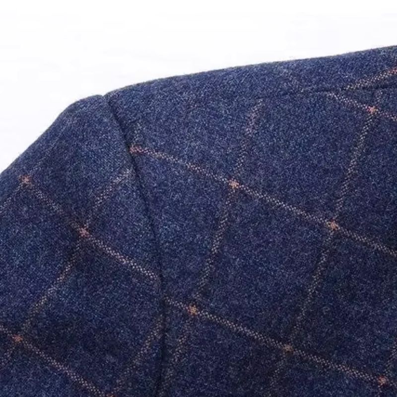 Blazer masculino xadrez, blazer masculino xadrez slim, blazer masculino slim, blazer masculino xadrez minimalista, blazer masculino azul marinho xadrez