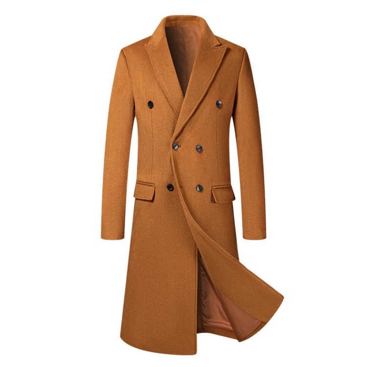 sobretudo masculino transpassado, sobretudo de lã longo, casaco longo masculino inverno, sobretudo lapela peak, sobretudo masculino azul marinho, sobretudo camelo masculino, casaco social masculino, sobretudo preto longo