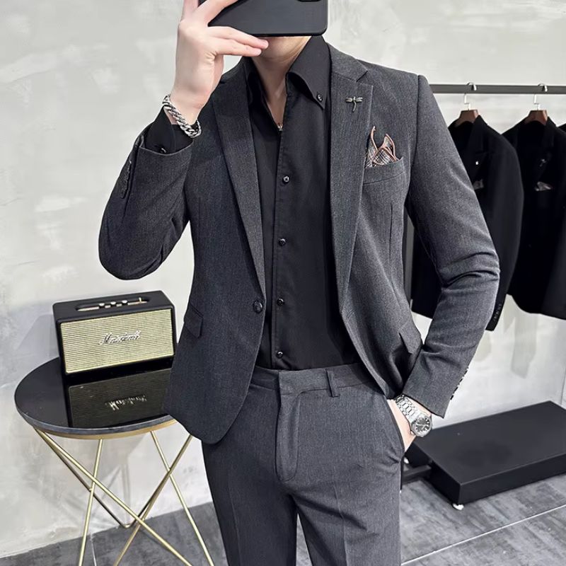 Costume Masculino, costume masculino slim fit, costume slim fit, costume masculino liso, terno masculino, terno masculino slim fit