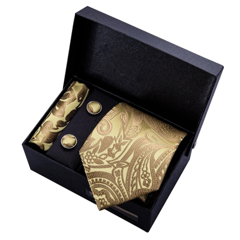 gravata estampada, conjunto de gravata, gravata de seda, gravata estampada de seda, conjunto de gravata de seda