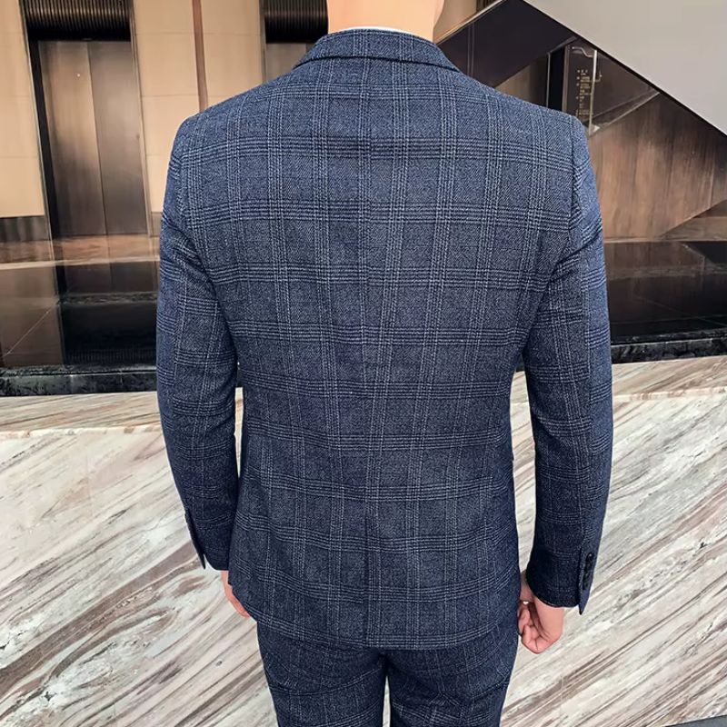 Costume Masculino Xadrez, Terno Masculino Xadrez, Costume Masculino Slim, Terno Masculino Slim Fit