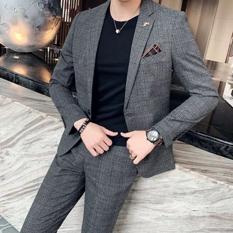 Costume Masculino Xadrez, Terno Masculino Xadrez, Costume Masculino Slim, Terno Masculino Slim Fit