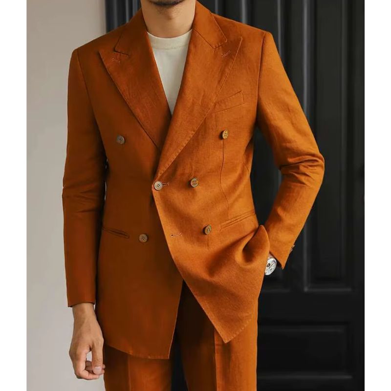 terno masculino linho, costume italiano transpassado, blazer linho branco masculino, terno casamento verão, alfaiataria italiana masculina