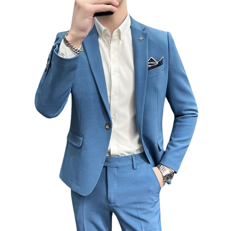 Costume masculino, costume masculino slim, Terno Masculino Slim, Terno Masculino Ciano
