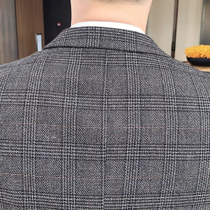 Costume Masculino Xadrez, Terno Masculino Xadrez, Costume Masculino Slim, Terno Masculino Slim Fit