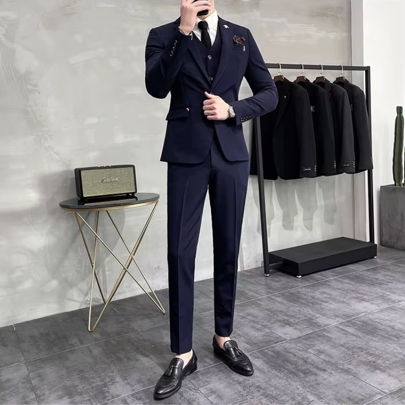 Terno Masculino, terno slim fit, terno masculino liso, terno completo, terno masculino completo