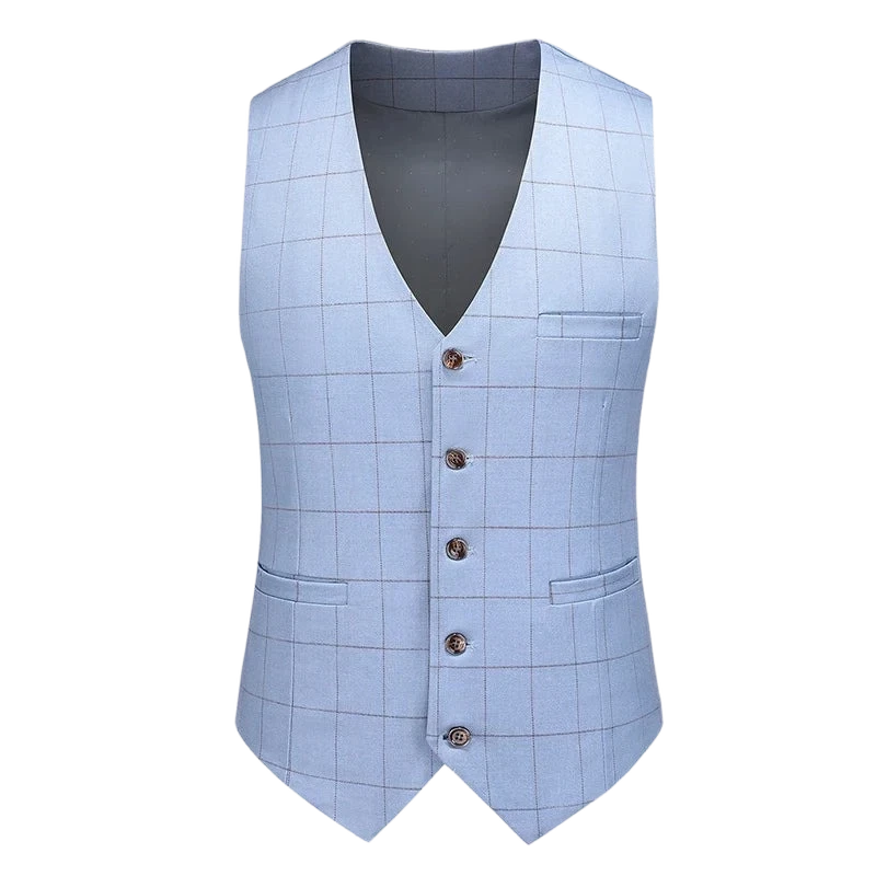 Terno Masculino Xadrez Luxury Maximus Paletó + Colete + Calça