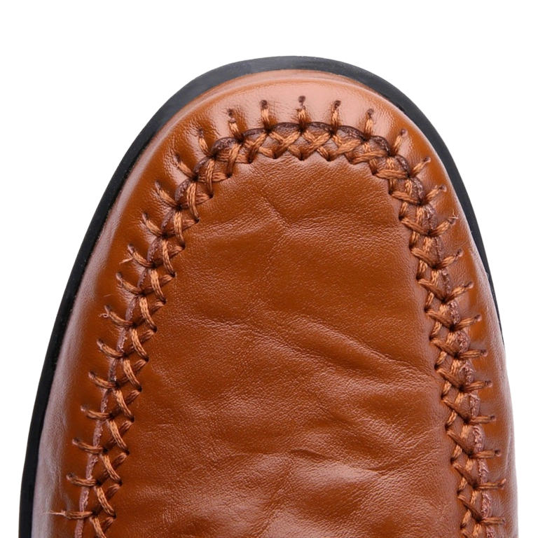 Mocassim Masculino de Couro Genuíno