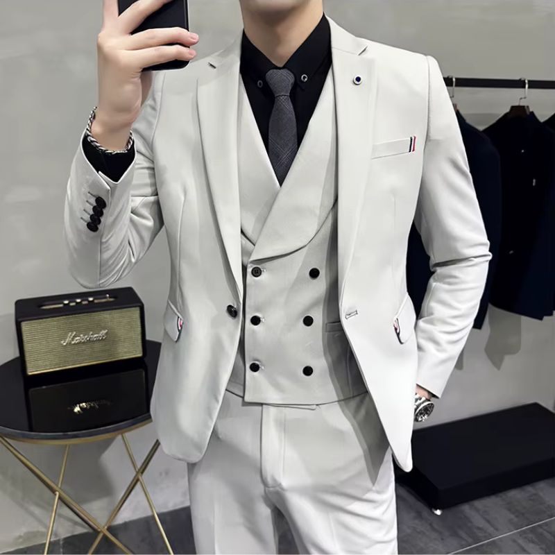 Terno Masculino, terno slim fit, terno masculino liso, terno completo, terno masculino completo