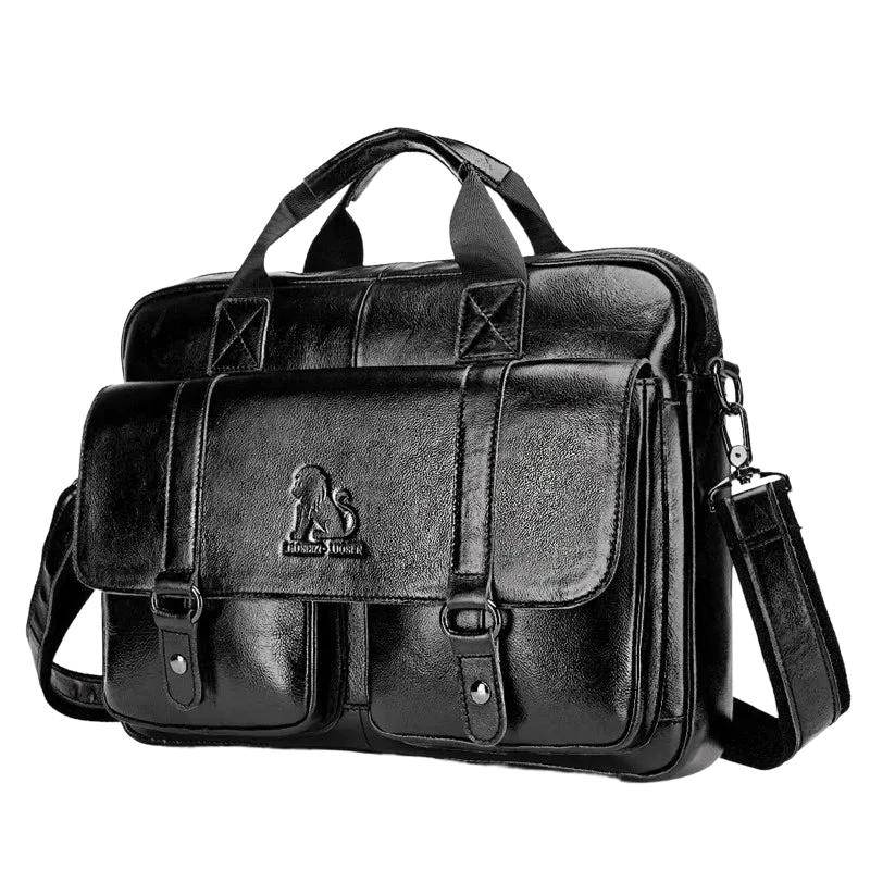 Bolsa Masculina de Couro Genuíno Vintage Maximus