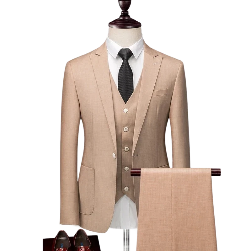 Terno Masculino Luxury Maximus Paletó + Colete + Calça