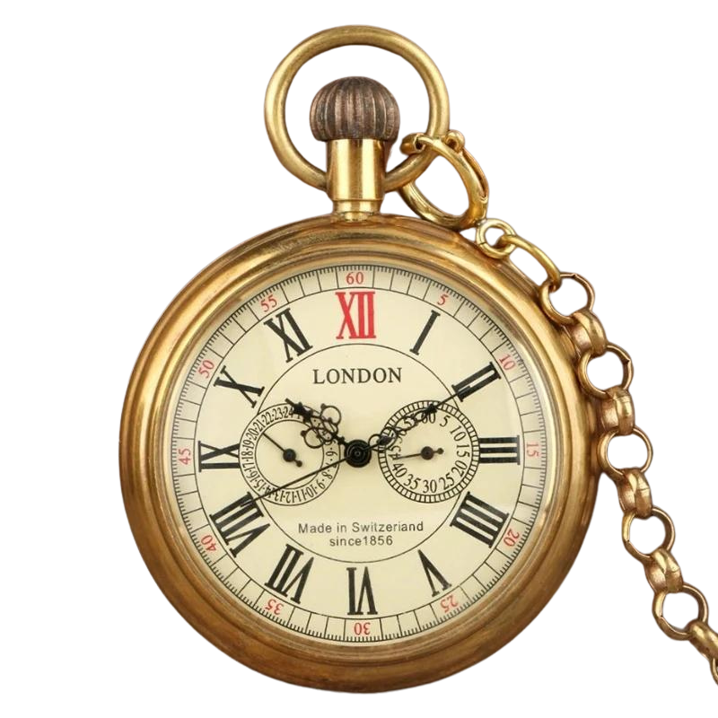 Relógio de Bolso, Relógio de bolso Vintage, Relógio de bolso antigo, relógio de bolso dourado