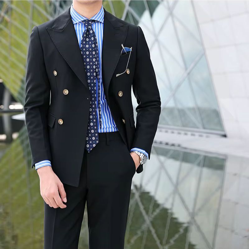 Costume Masculino Slim Transpassado Inglês Maximus