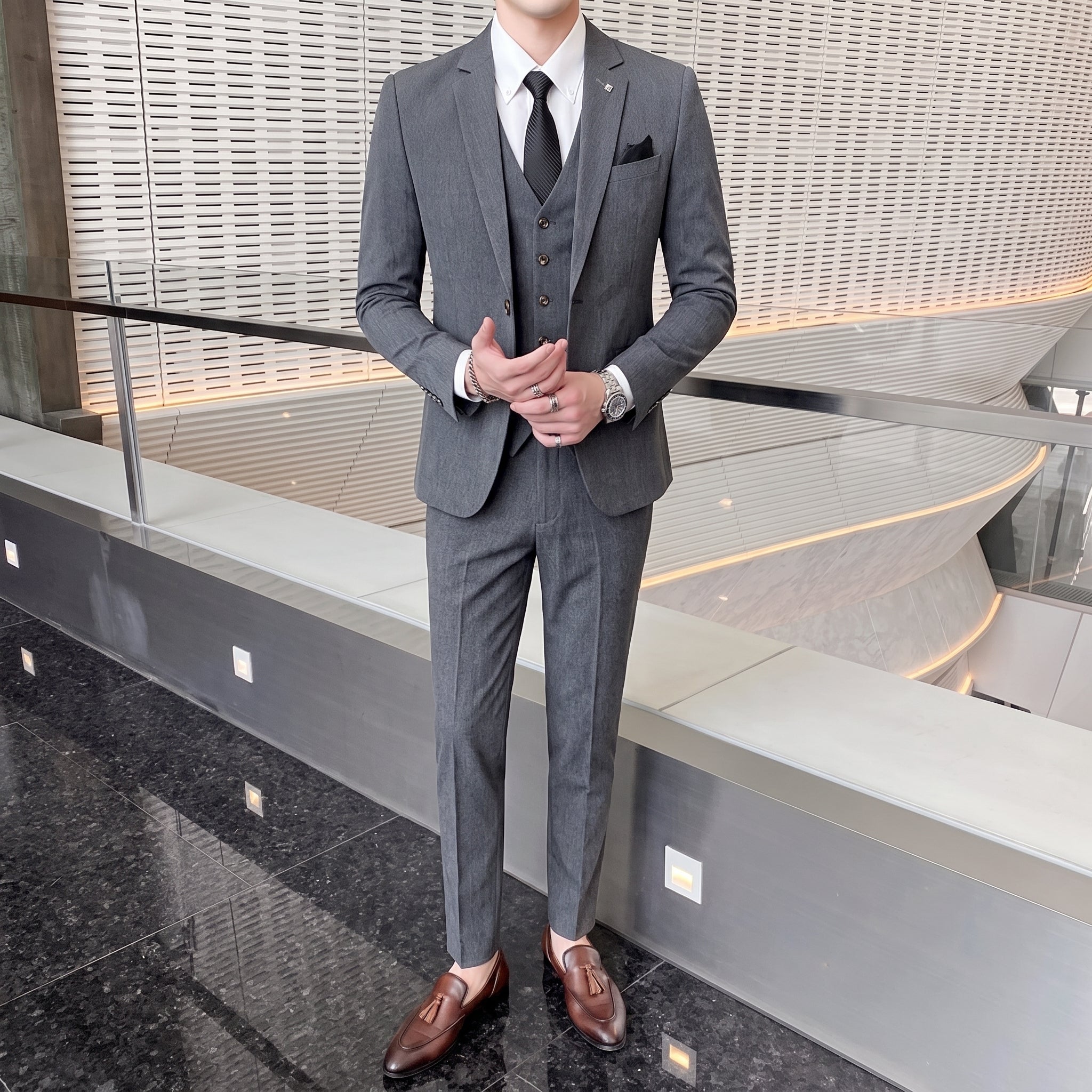 Terno Masculino Slim Liso Maximus