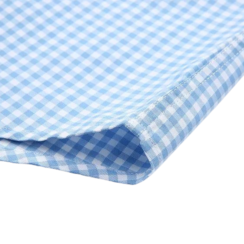 Camisa Social Masculina Xadrez de Algodão Oxford Maximus