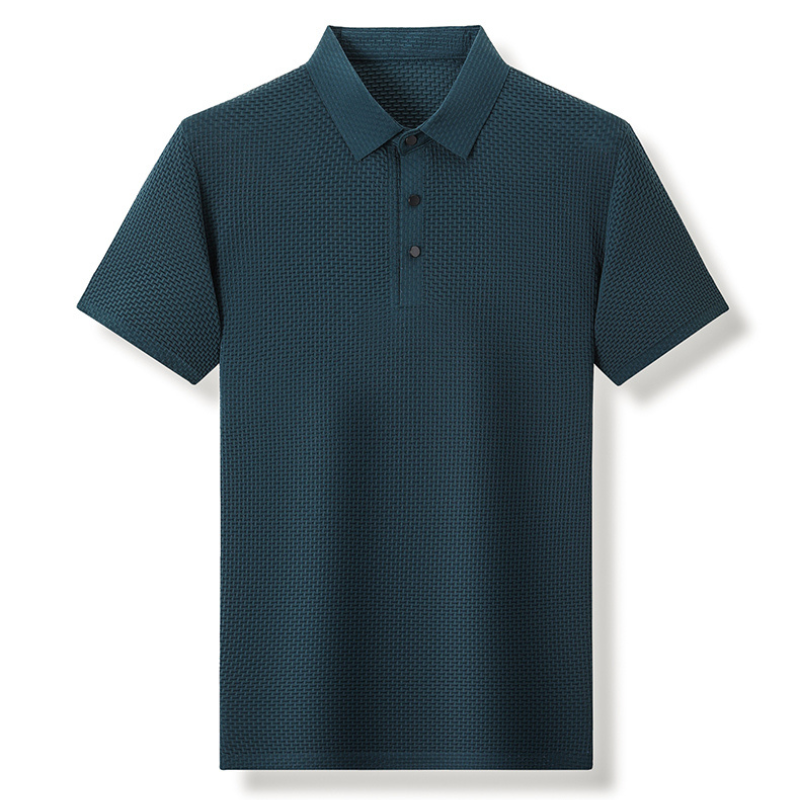 Camisa Polo Masculina Respirável Anti Suor