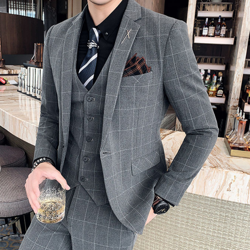 Terno Masculino Xadrez