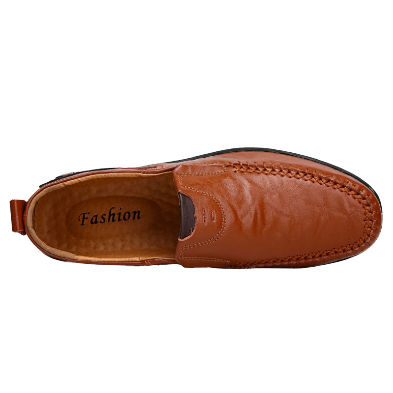 Mocassim Masculino de Couro Genuíno