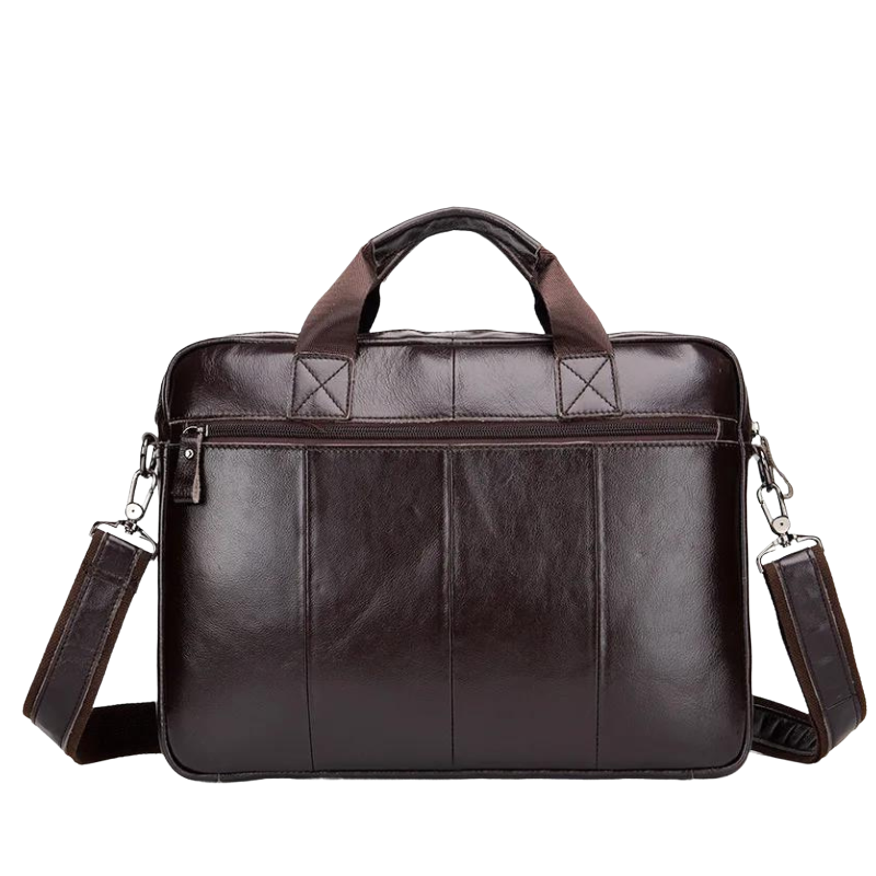 Bolsa Masculina de Couro Genuíno Vintage Maximus