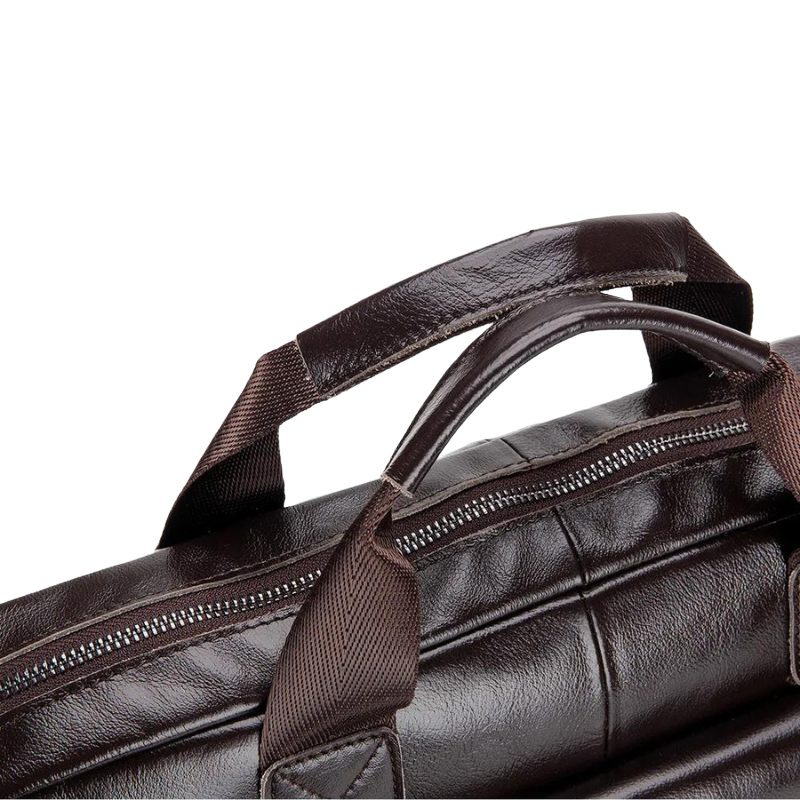 Bolsa Masculina de Couro Genuíno Vintage Maximus