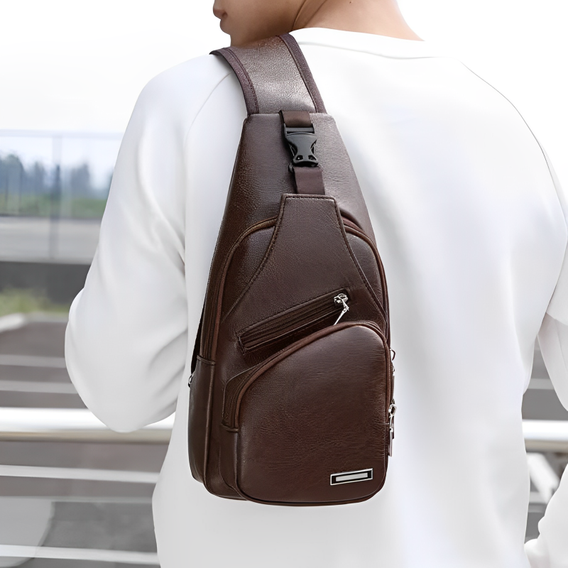 Bolsa Transversal Masculina Minimal Maximus