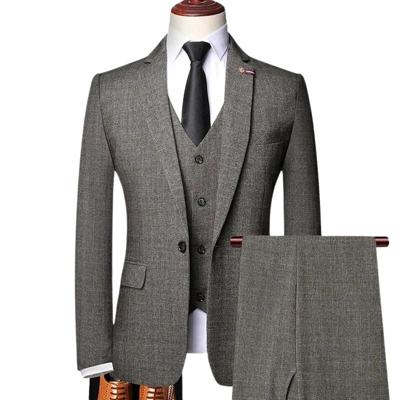 Terno Masculino Elegant Maximus Paletó + Colete + Calça
