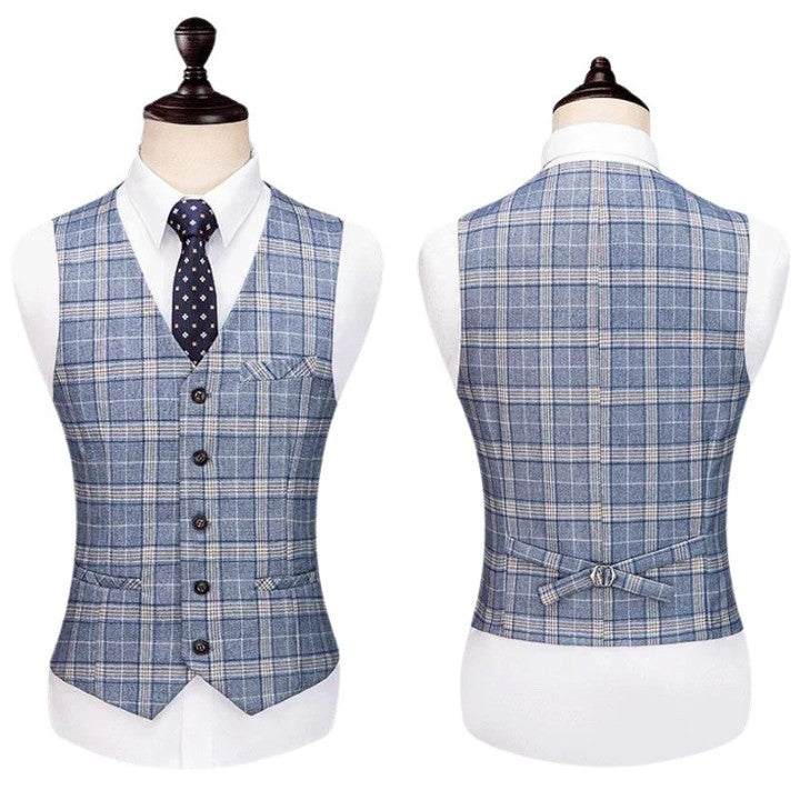 Terno Masculino, Terno Transpassado, Terno Xadrez Terno Masculino Transpassado, Terno Masculino Azul Claro, Conjunto Masculino, Terno Slim Fit Xadrez