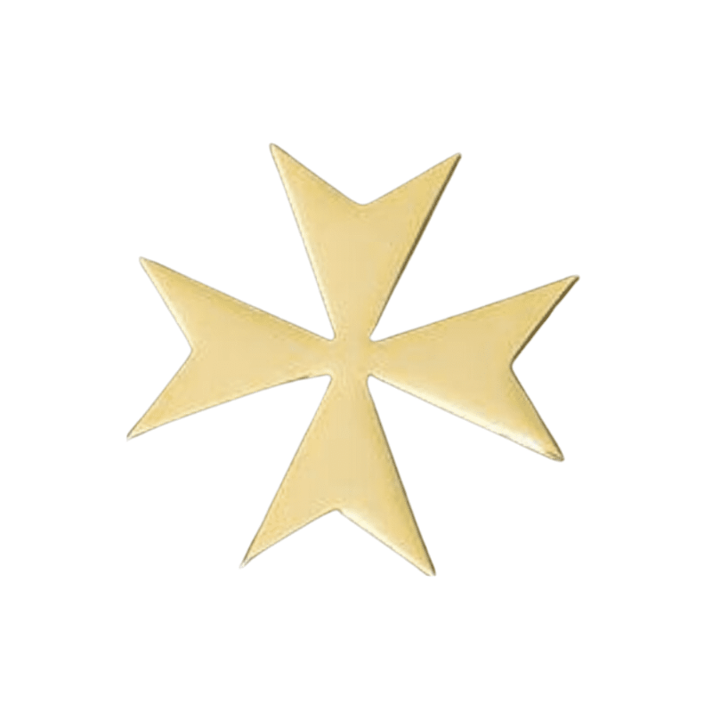 Broche para Terno Masculino Cruz de Malta Maximus