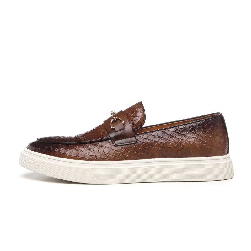 Mocassim Masculino Horsebit Texturizado Maximus
