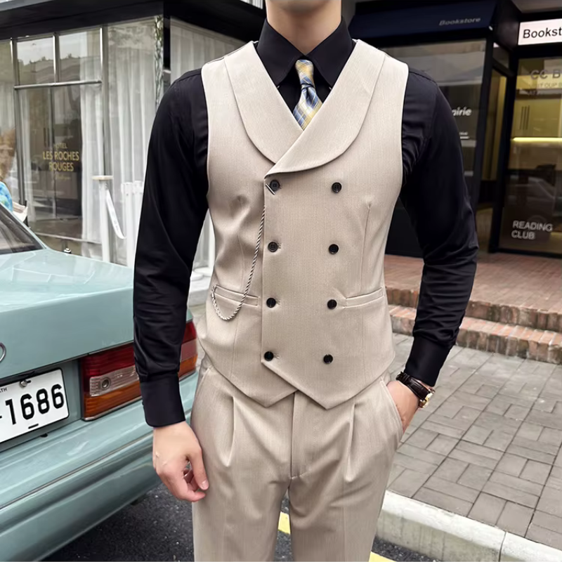 Colete Masculino Transpassado, Colete social masculino, colete masculino social transpassado, colete transpssado social, colete masculino