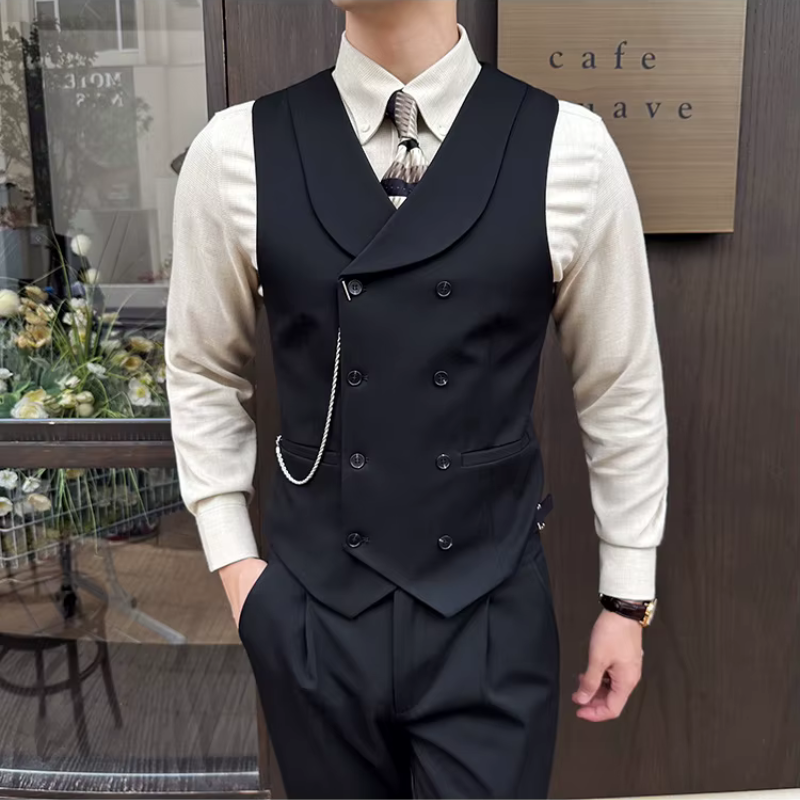 Colete Masculino Transpassado, Colete social masculino, colete masculino social transpassado, colete transpssado social, colete masculino