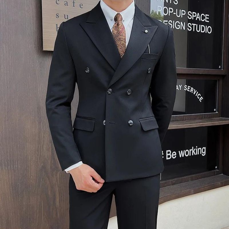 Terno Masculino Transpassado, Terno Masculino de Lapela Larga, Terno Masculino Completo, Terno Masculino Slim Fit