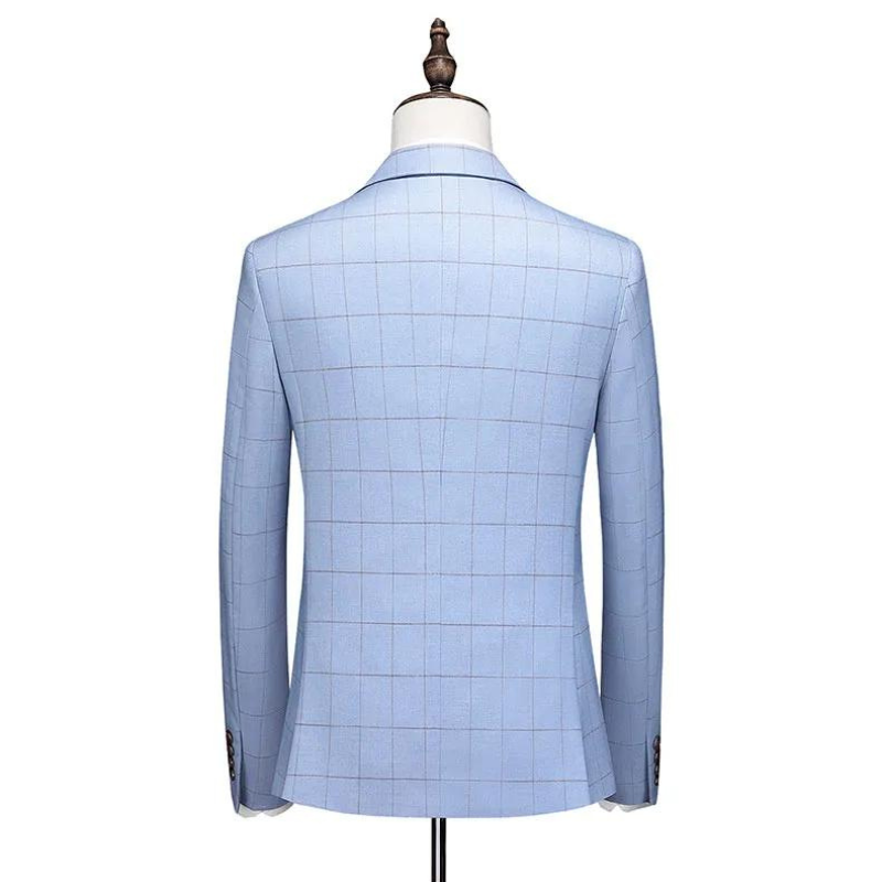 Terno Masculino Xadrez Luxury Maximus Paletó + Colete + Calça